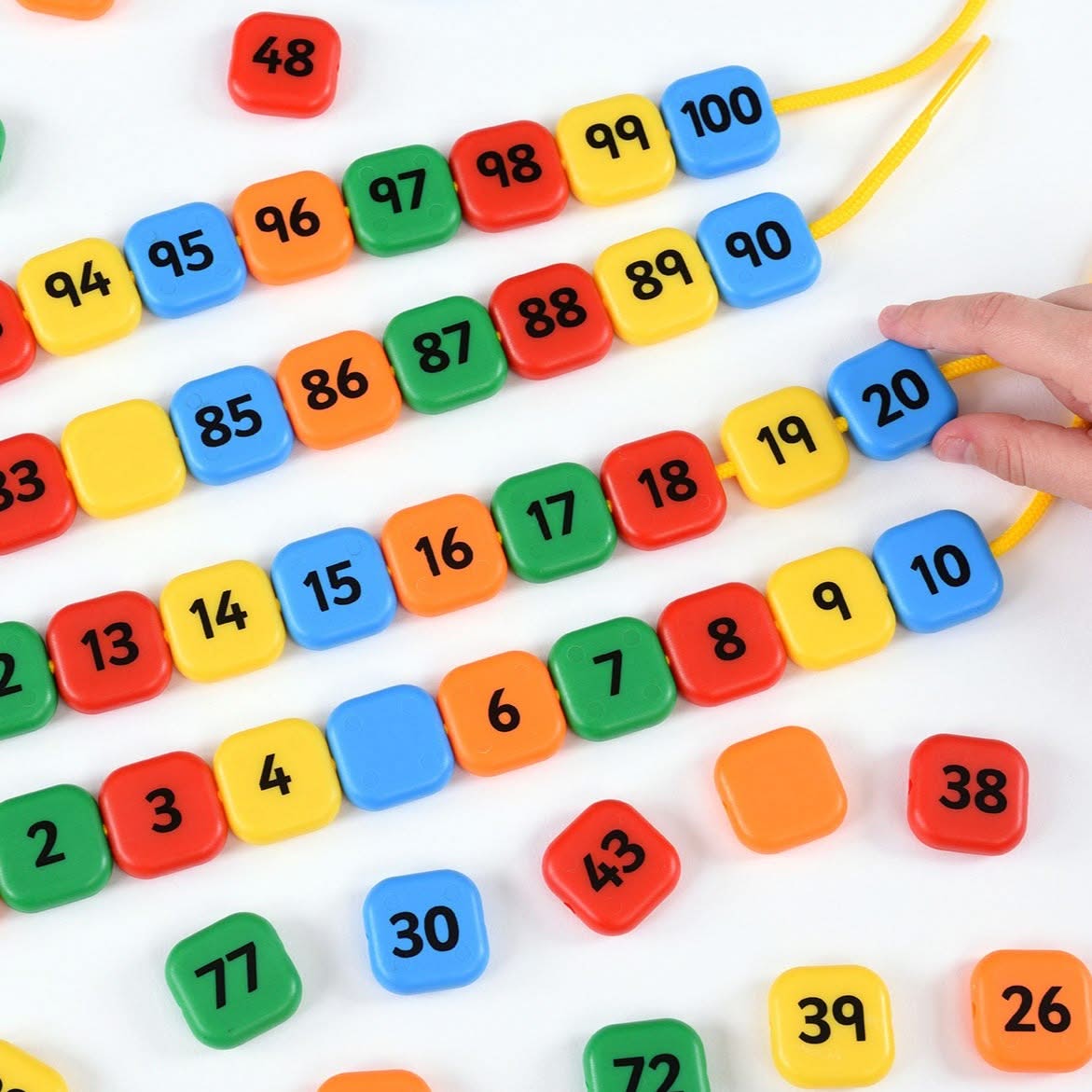 0-100 Lacing Number Beads-0-100 Lacing Number Beads