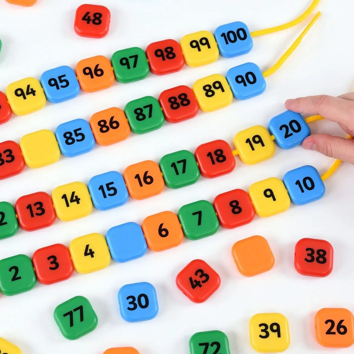0-100 Lacing Number Beads-0-100 Lacing Number Beads