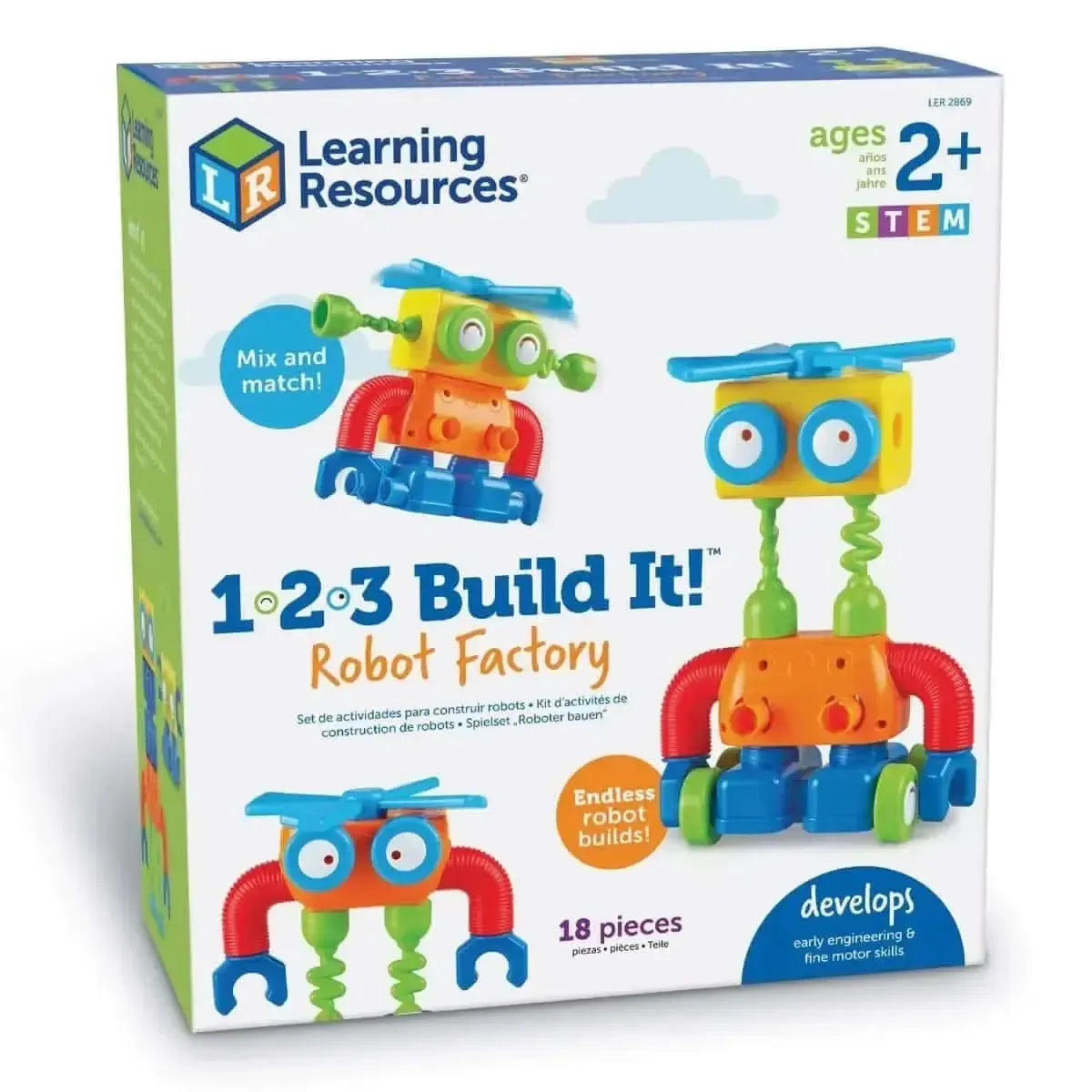 1-2-3 Build It™ Robot Factory-1-2-3 Build It™ Robot Factory