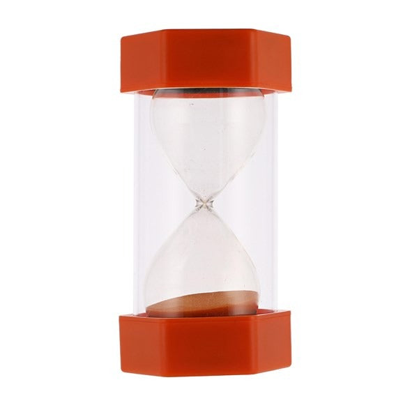 10 minutes sand timer, Large orange 10 minute sand timer with moulded end caps and thick wall surrounds. The Large 10 minute sand timers come encased in hard plastic which is durable and able to withstand the knocks and bumps of the classroom and home.The 10 minute sand timer is perfect for use in games, accurate event timing and experiments. Each 10 minute sand timer has the time embossed on the top and is colour coded for easy identification. The 10 Minute Sand timer is perfect for behaviour management,ga