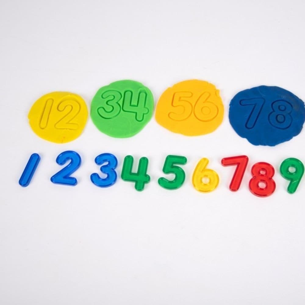 10 Pack Transparent Numbers, Introduce a fun and innovative learning tool to your child's playtime routine with our set of colourful, Transparent Numbers. Designed to be used on a light box, these numbers will help children understand basic numeracy while exploring their creativity.Each number in this set measures approximately 5cm high, making them easy to handle for small hands yet large enough to be clearly visible on the light panel. Their vivid colours will captivate children's attention, turning every
