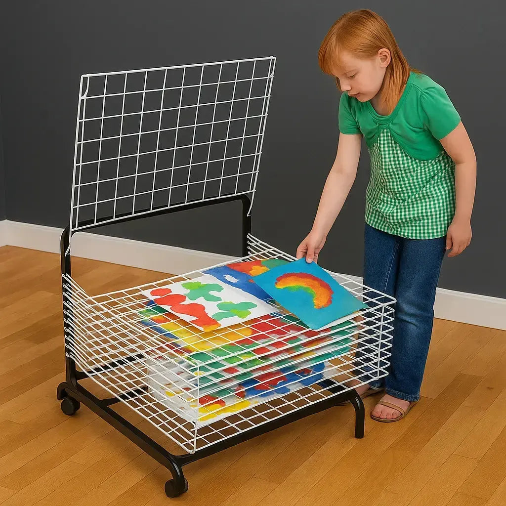 10 Shelf Spring Loaded Dryer-10 Shelf Spring Loaded Dryer