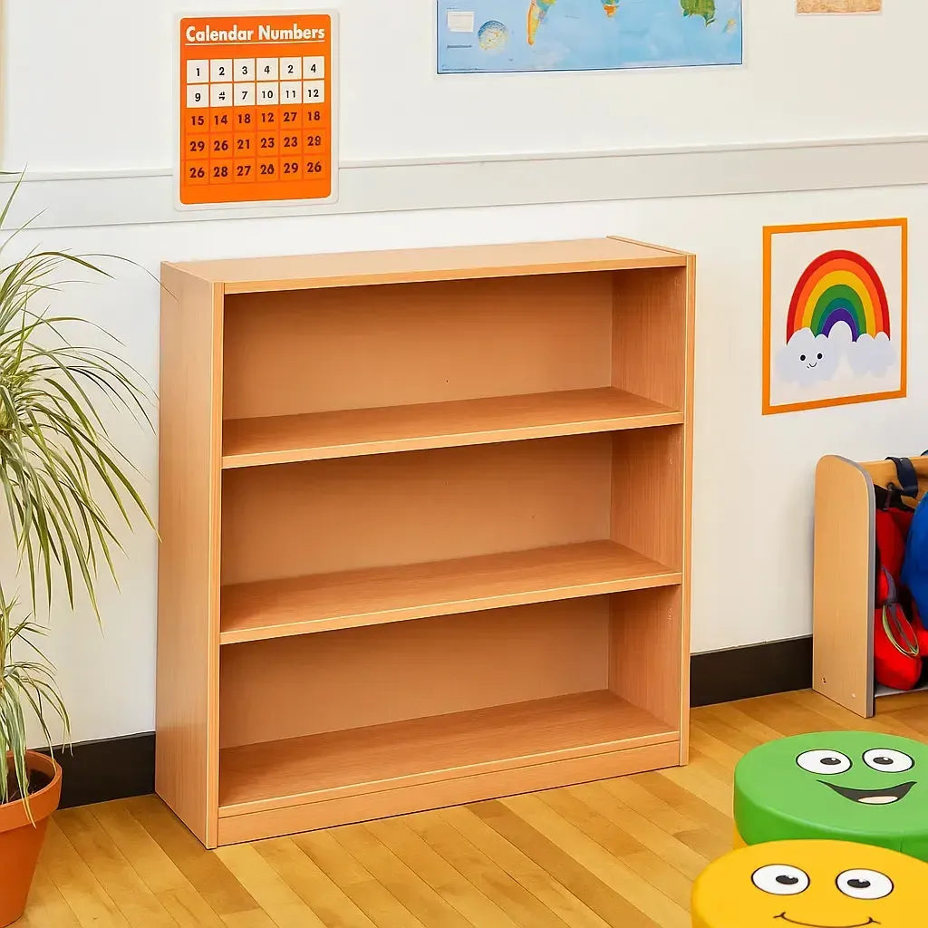 1000mm Bookcase with 2 Adjustable Shelves-1000mm Bookcase with 2 Adjustable Shelves