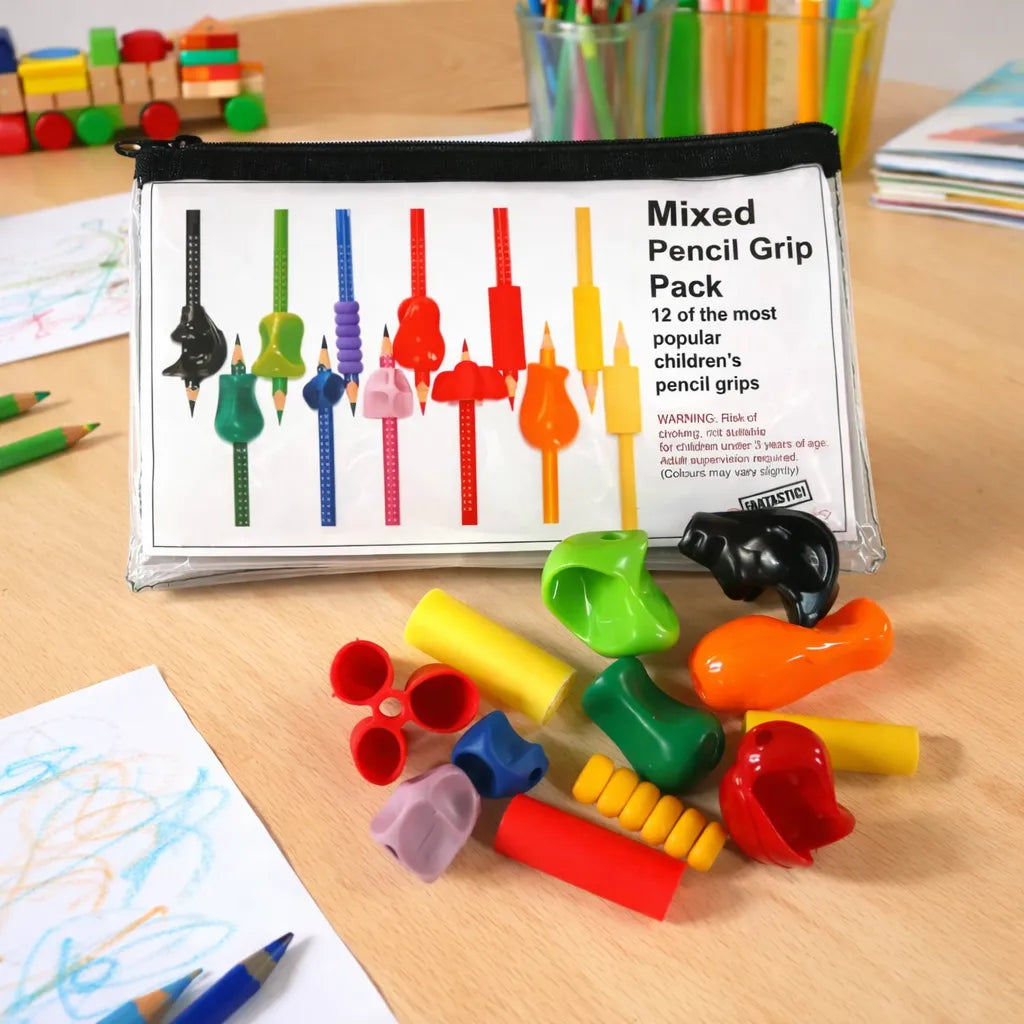 12 Pack Mixed Pencil Grip Pack-12 Pack Mixed Pencil Grip Pack