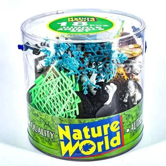 15 Piece Animal Tub - Wild Animals-15 Piece Animal Tub - Wild Animals