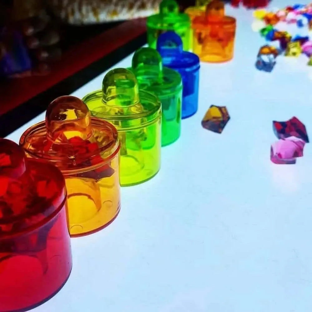 18 Piece Translucent Colour Pot Set-18 Piece Translucent Colour Pot Set