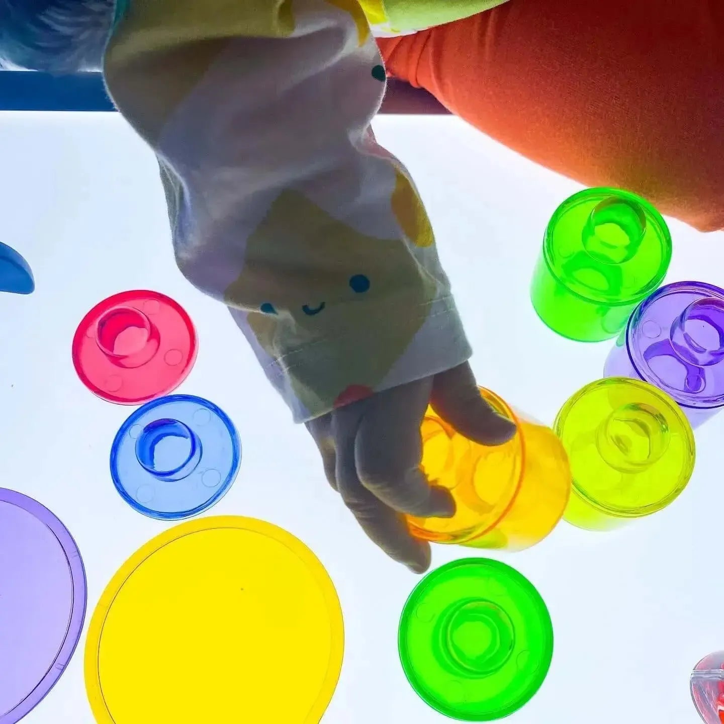 18 Piece Translucent Colour Pot Set-18 Piece Translucent Colour Pot Set