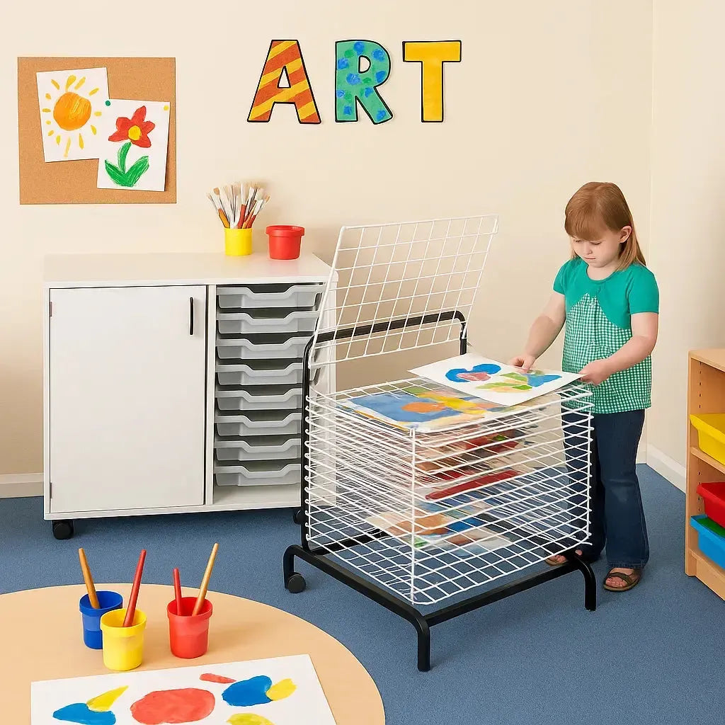 20 Shelf Spring Loaded Dryer-20 Shelf Spring Loaded Dryer