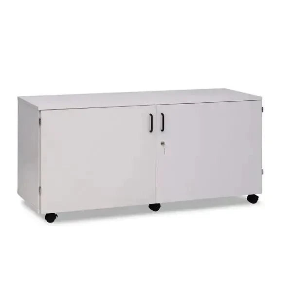24 Tray Quad Column Tray Unit With Lockable Doors And Black Plastic Handles-24 Tray Quad Column Tray Unit With Lockable Doors And Black Plastic Handles