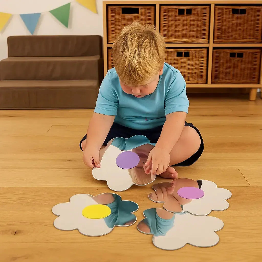 3 Pack Large Flower Mirrors-3 Pack Large Flower Mirrors