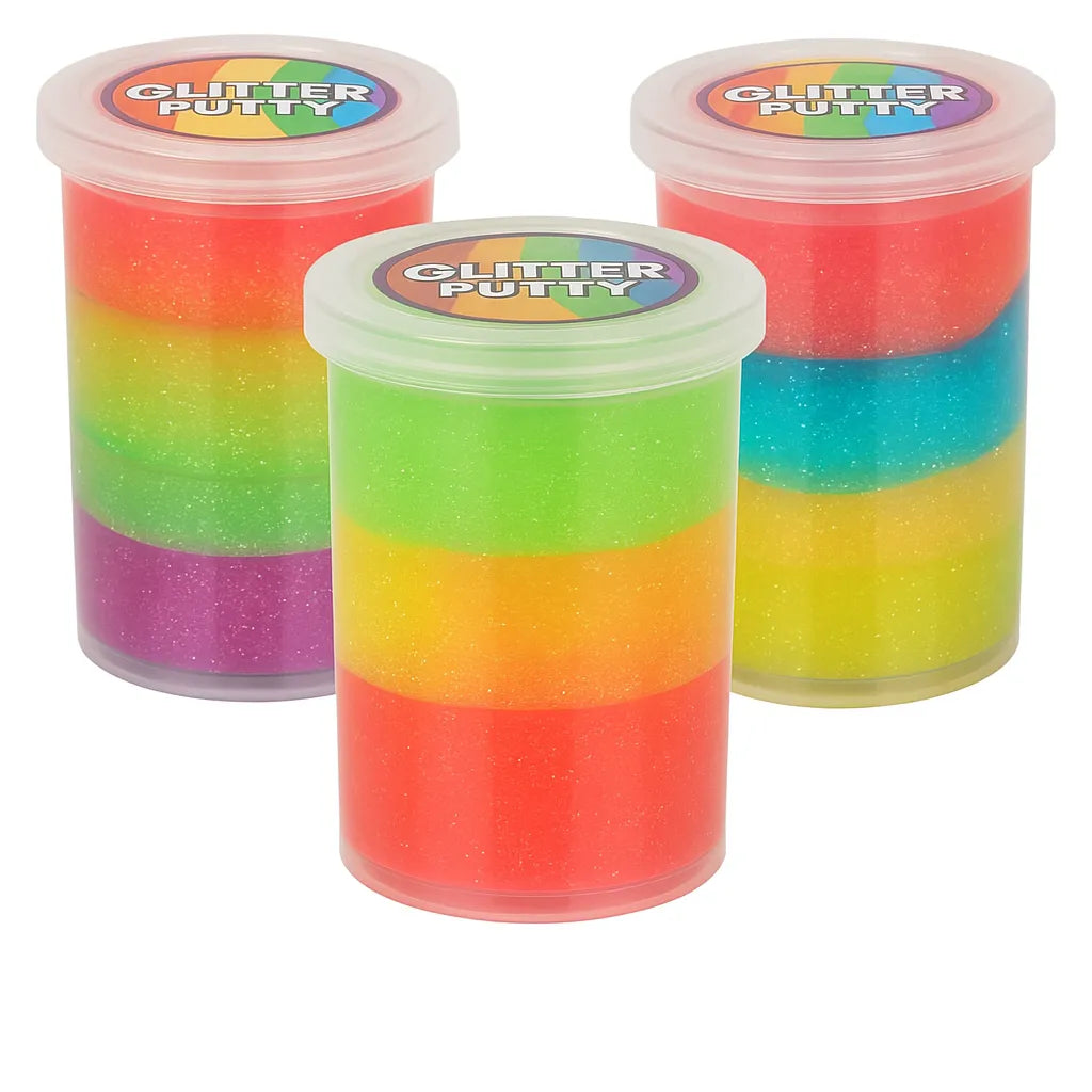 3 Pack Tactile Colourful Rainbow Slime-3 Pack Tactile Colourful Rainbow Slime