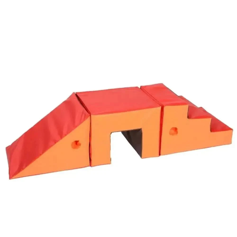 3 Piece Soft Play Steps, Tunnel and Slide-3 Piece Soft Play Steps, Tunnel and Slide