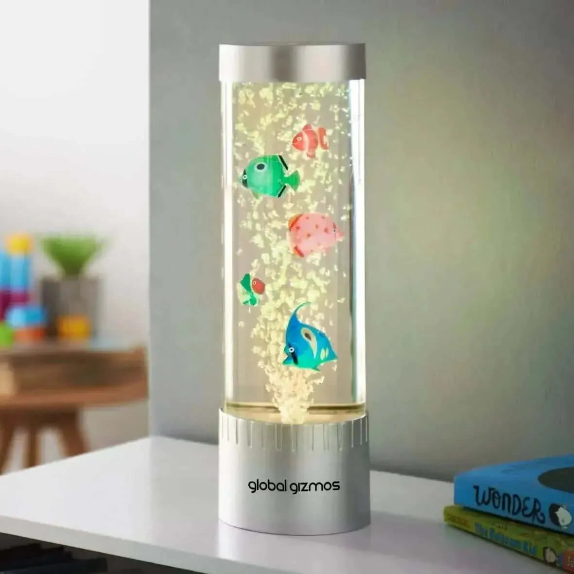 32cm Bubble Fish Lamp Colour Changing-32cm Bubble Fish Lamp Colour Changing