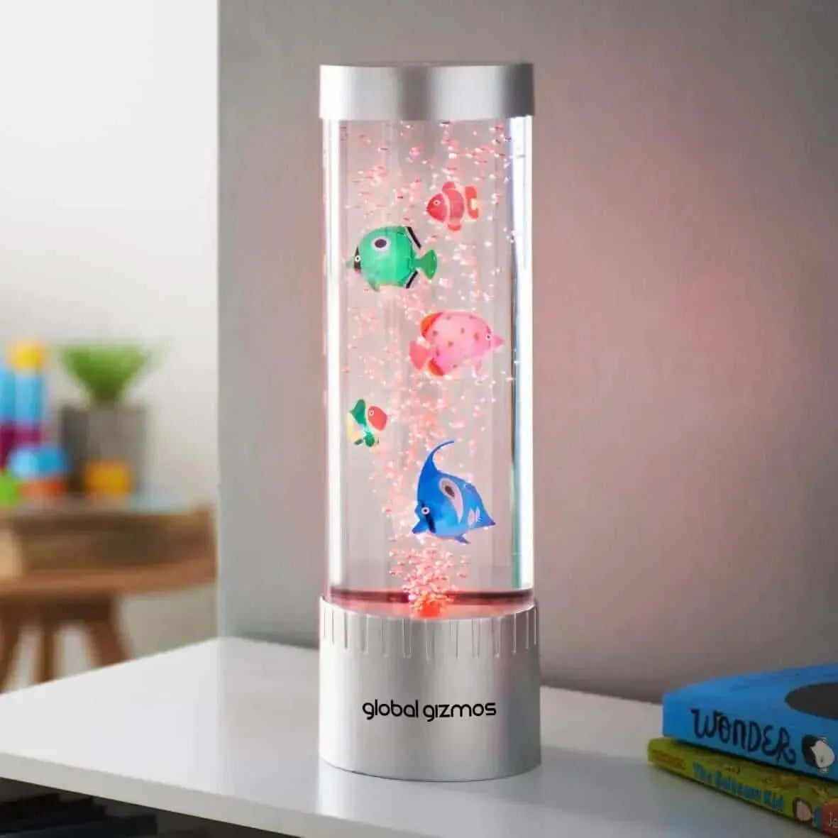 32cm Bubble Fish Lamp Colour Changing-32cm Bubble Fish Lamp Colour Changing
