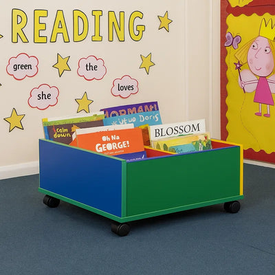 4 Bay Monarch Kinderbox Colourful Storage Unit-4 Bay Monarch Kinderbox Colourful Storage Unit