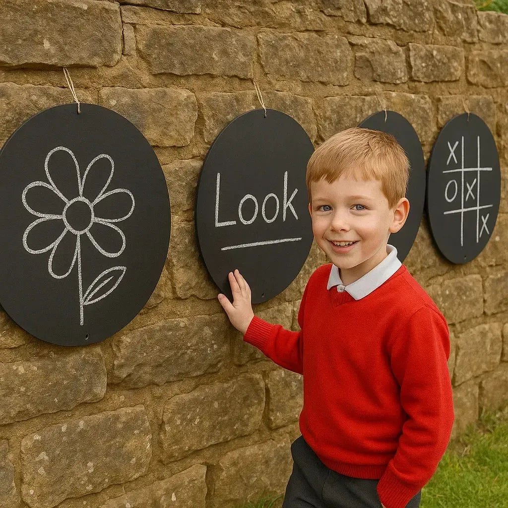 4 Pack Circular Chalkboards-4 Pack Circular Chalkboards