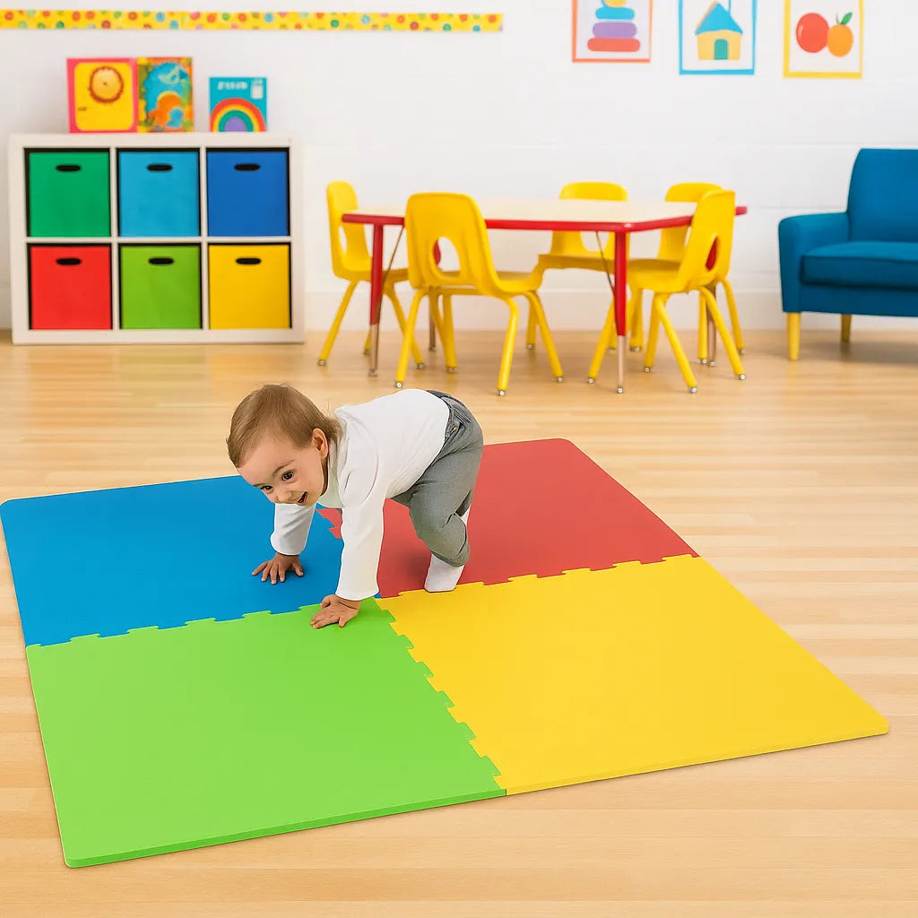 4 Pack Eva Playmats 60cm x 60cm-4 Pack Eva Playmats 60cm x 60cm