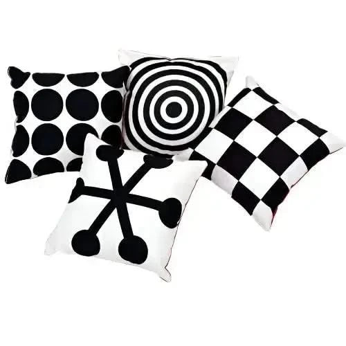 4 Pack Geometric Perception Cushion-4 Pack Geometric Perception Cushion