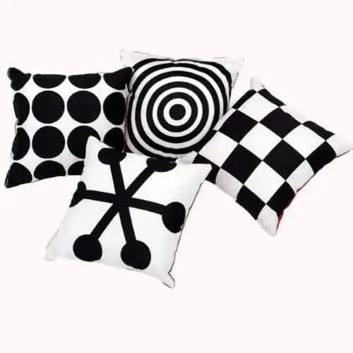 4 Pack Geometric Perception Cushion-4 Pack Geometric Perception Cushion