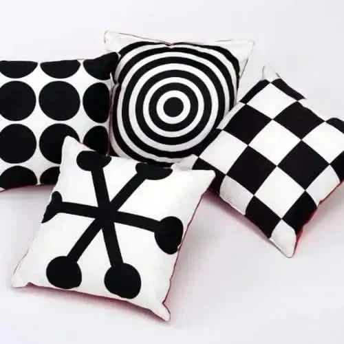 4 Pack Geometric Perception Cushion-4 Pack Geometric Perception Cushion