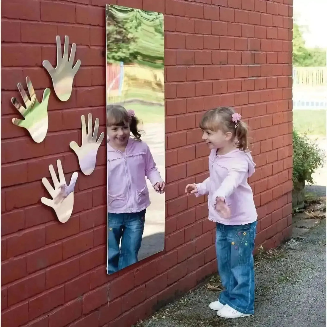 4 Pack Giant Hand Mirrors-4 Pack Giant Hand Mirrors