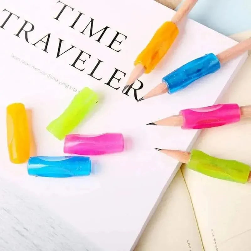 4 Pack Shimmer Style Pencil Grip-4 Pack Shimmer Style Pencil Grip