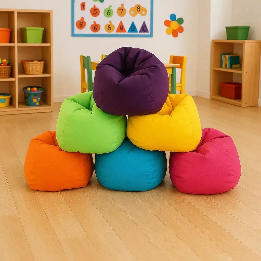 4 Pack Small Nursery Bean Bags for Early Years-4 Pack Small Nursery Bean Bags for Early Years