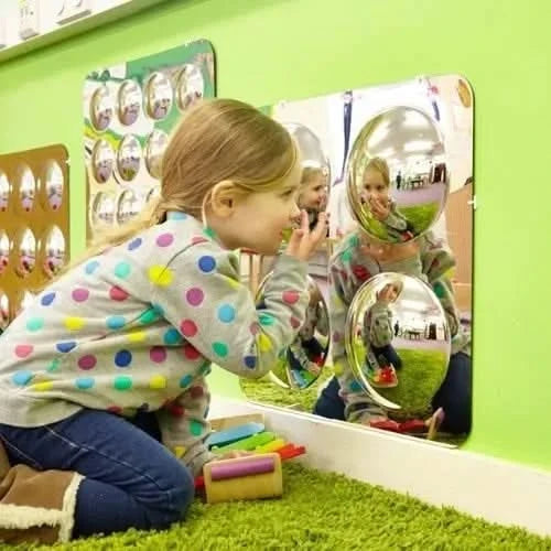 4 Pack TickiT Large Acrylic Mirror Panels Set-4 Pack TickiT Large Acrylic Mirror Panels Set