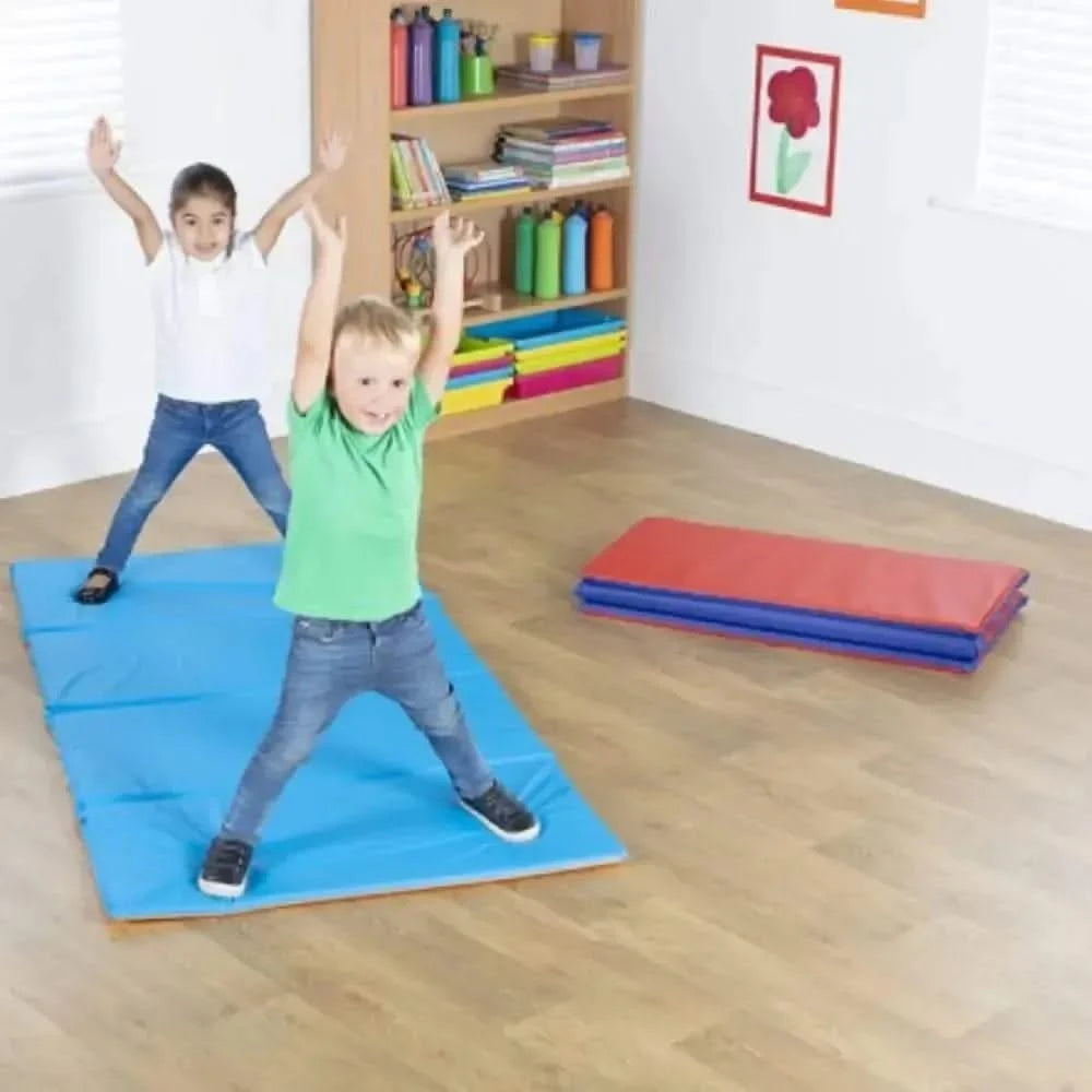 4 Section Folding Tumble Mat Pack of 5-4 Section Folding Tumble Mat Pack of 5
