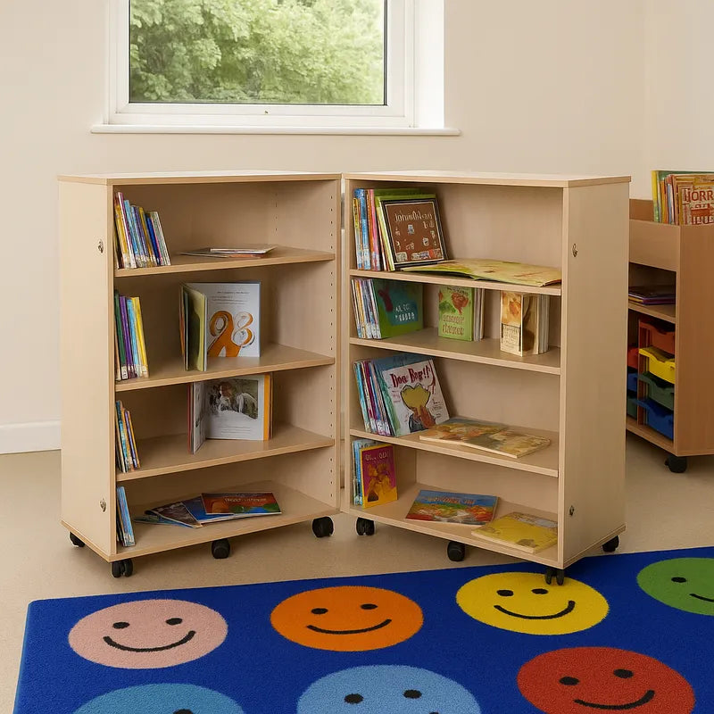 4 Shelf Bookcase Hinged-4 Shelf Bookcase Hinged