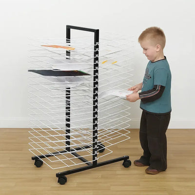 40 Large Shelf Mobile Drying Rack-40 Large Shelf Mobile Drying Rack