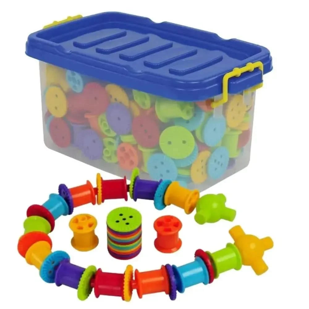 420 Piece Button and Bobbins Lacing Rolling Set-420 Piece Button and Bobbins Lacing Rolling Set