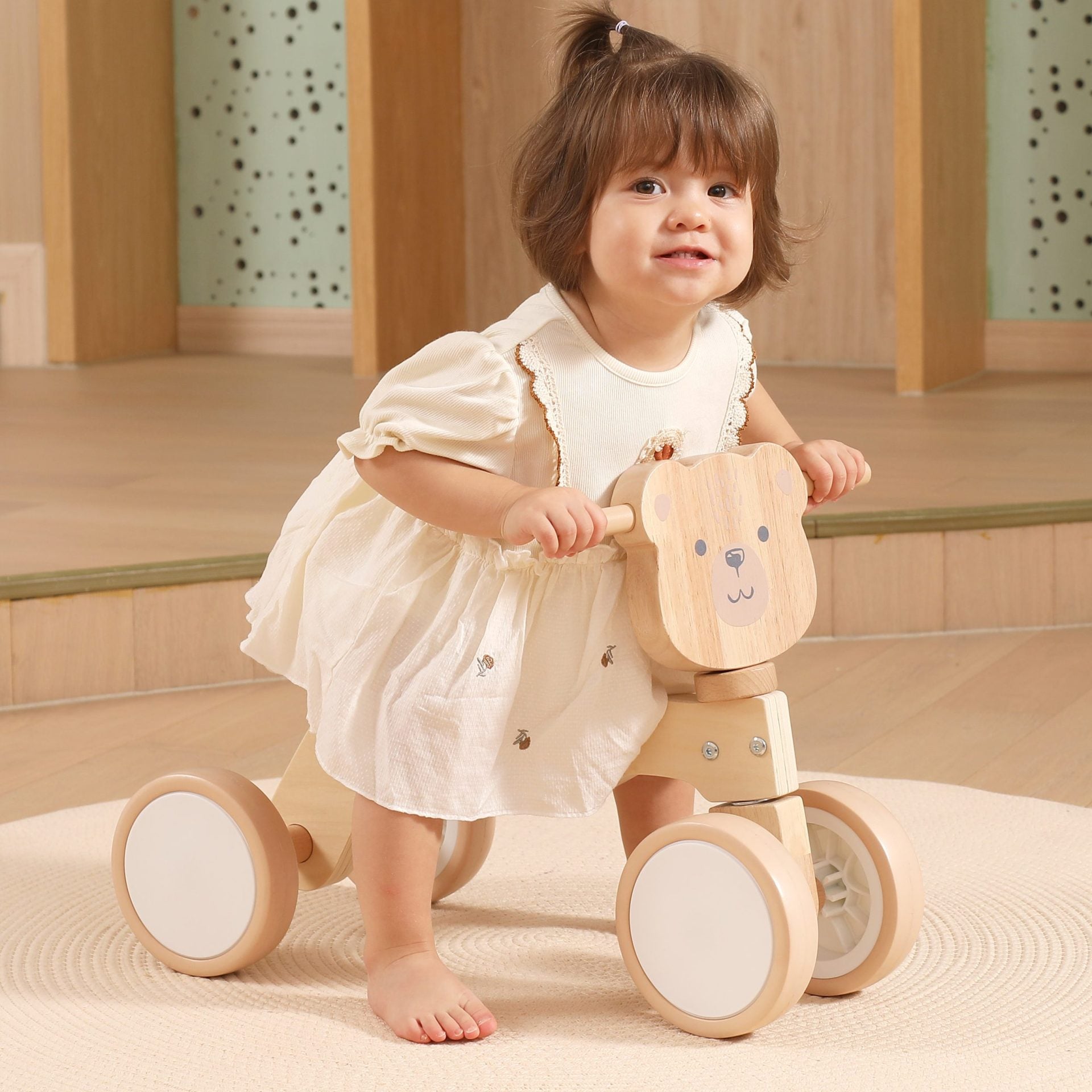 PolarB Wooden Trike Polar Bear