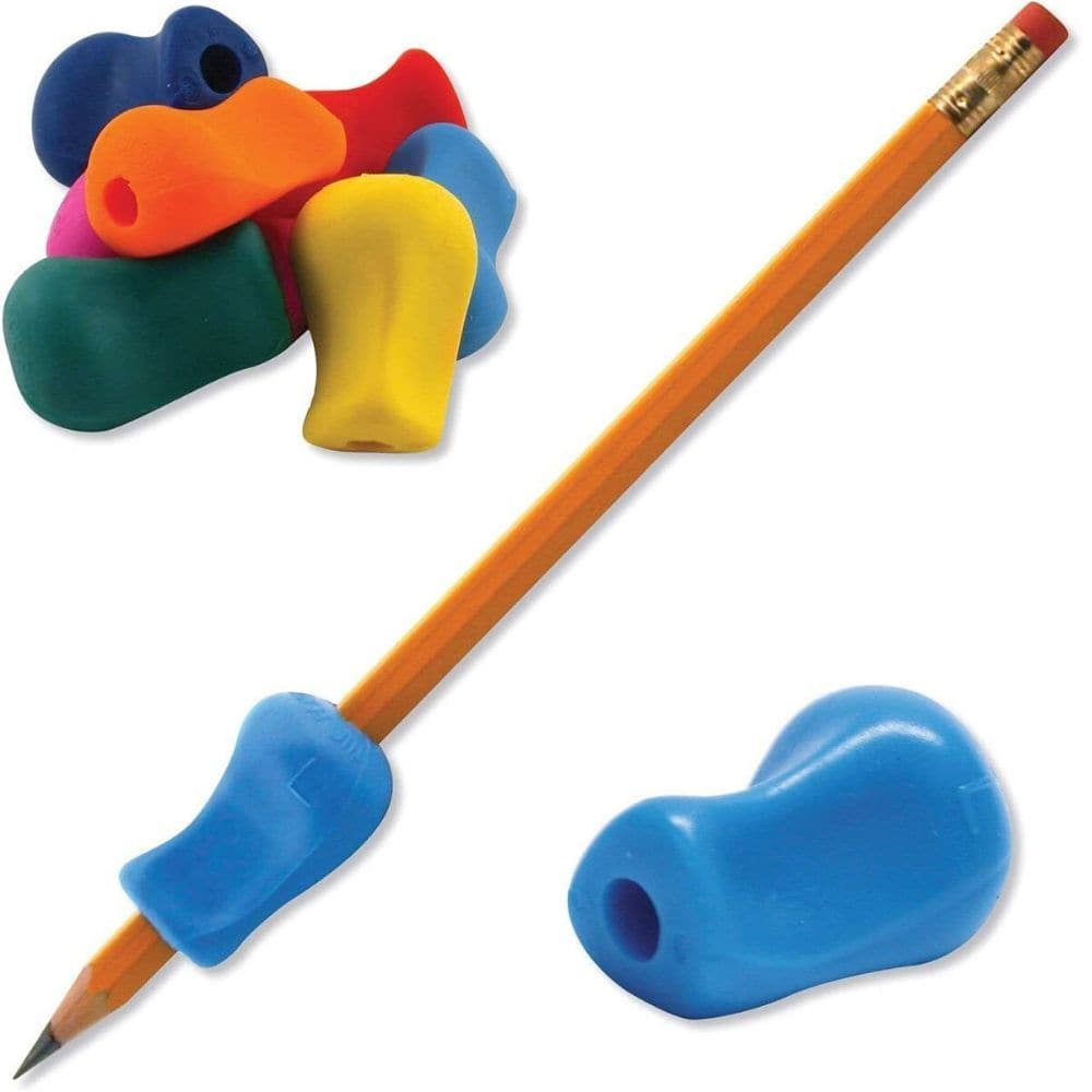 5 Pack Ultra Pencil Grips, The Ultra Pencil Grips are a carefully researched design of larger, softer and more comfortable pencil grip, offering more control. The Ultra Pencil Grip is a revolutionary applied technology that works with the body's natural physiology to gently place fingers in the proper position so that users can learn how to hold a pencil properly. Allowing over a 90% surface contact with its soft and comfortable gripping surface, The Ultra Pencil Grip sets the industry standard in ergonomic