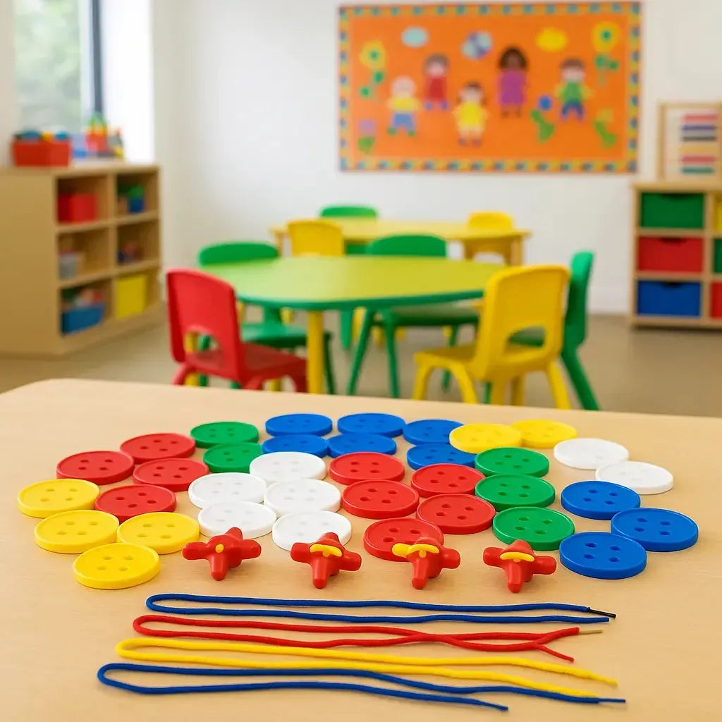 54 Pack Giant Threading Buttons-54 Pack Giant Threading Buttons