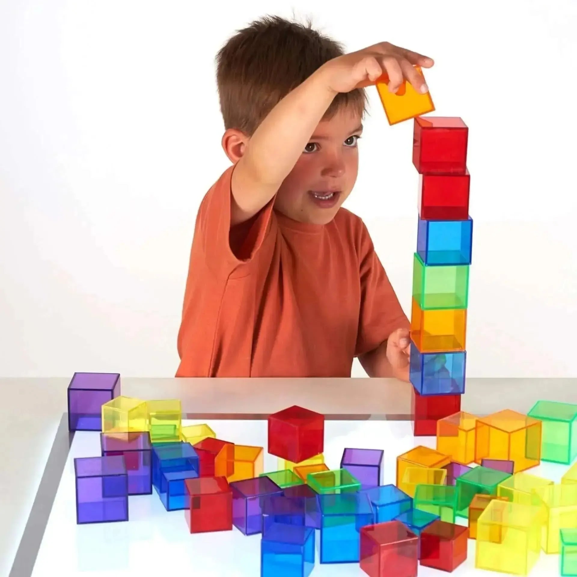 54 Pack Translucent Cube Set-54 Pack Translucent Cube Set