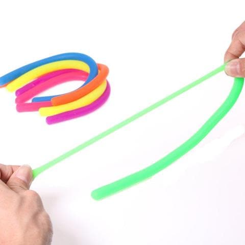 6 Pack Sensory Fidget Stretchy String, Help those with stress and high anxiety find relaxing calm and focus with the Sensory Fidget Stretchy String.If you or your child struggled with focus issues due to ADD, ADHD, autism, or even general stress and anxiety, it can be hard to accomplish your daily tasks. The Sensory Fidget Stretchy String is as fun and colourful way to reduce these emotional burdens with Sensory Fidget Stretchy String that lets you pull, twist and tug your way to calming comfort. Made for k