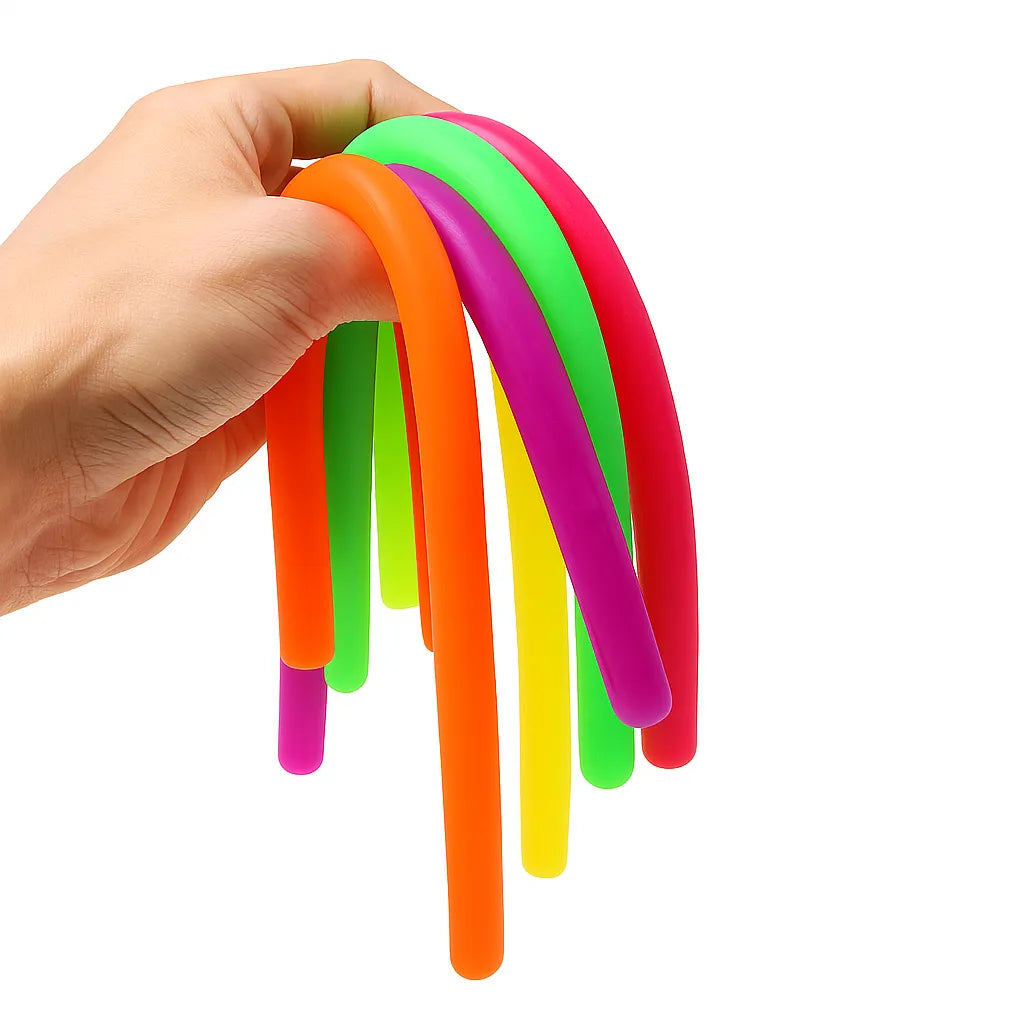 6 Pack Sensory Fidget Stretchy String-6 Pack Sensory Fidget Stretchy String
