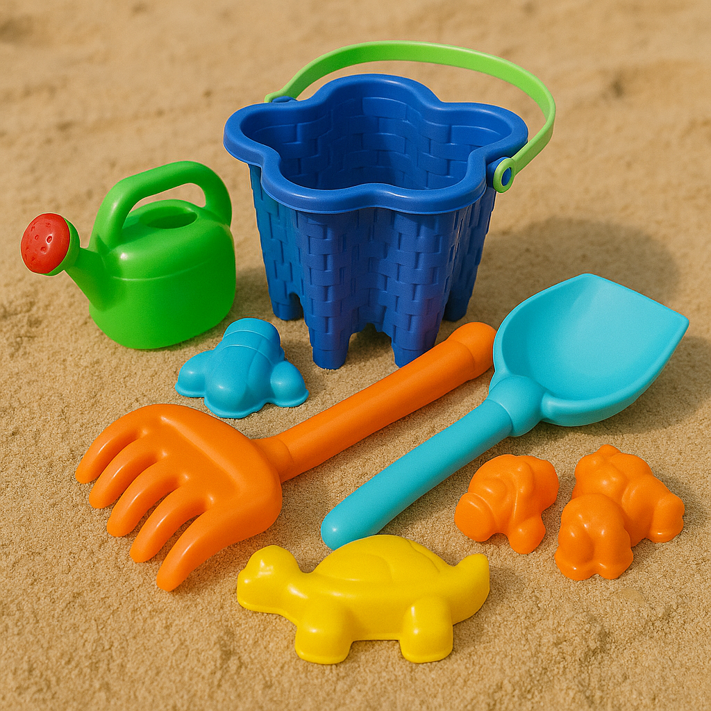 7 Piece Square Castle Bucket Set