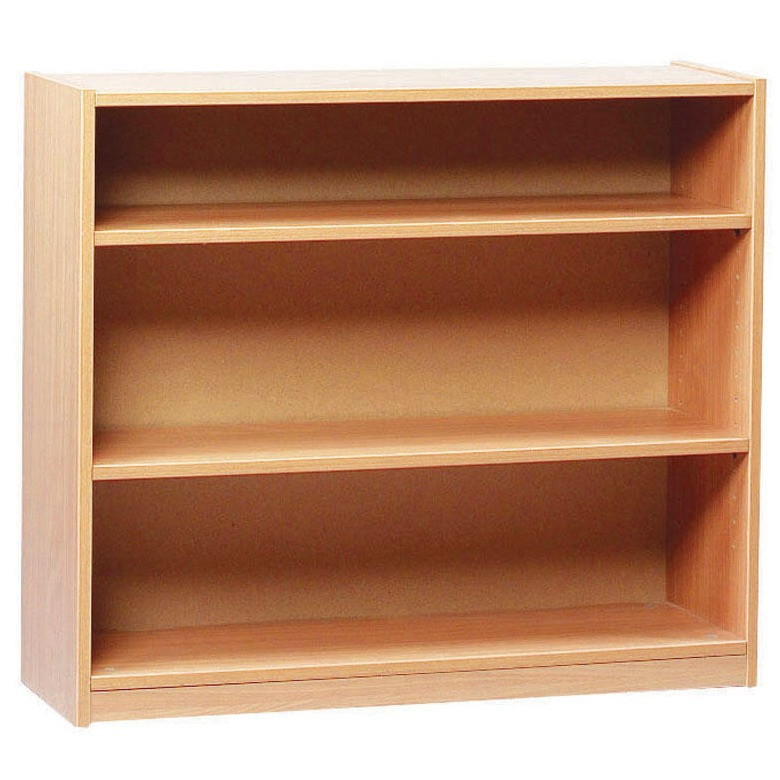 750mm Bookcase with 2 Adjustable Shelves, The 750mm Bookcase with 2 Adjustable Shelves from Monarch is designed for use in School & Office environments: ideal storage to keep books, stationery and files in a safe place, and keep the room clean and tidy. Available in Beech, Maple or White Shelves now made from 25mm thick MFC for extra strength, & can be adjusted every 64mm. Carcass is made from 18mm MFC Unit can be cleaned with a soft dry cloth UK manufactured This product is delivered fully assembled The 75