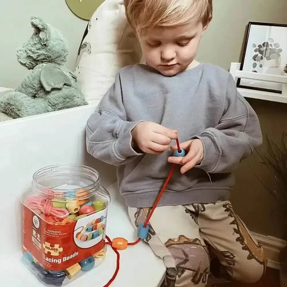 95 Piece Lacing Beads Set-95 Piece Lacing Beads Set