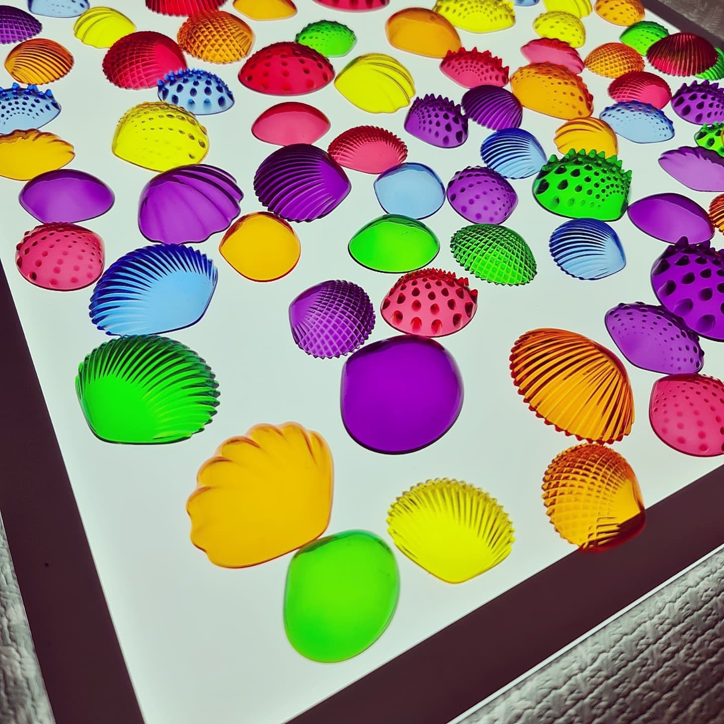 Transparent Tactile Shells