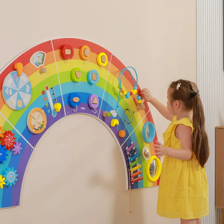 Activity Wall Panel Rainbow-Activity Wall Panel Rainbow