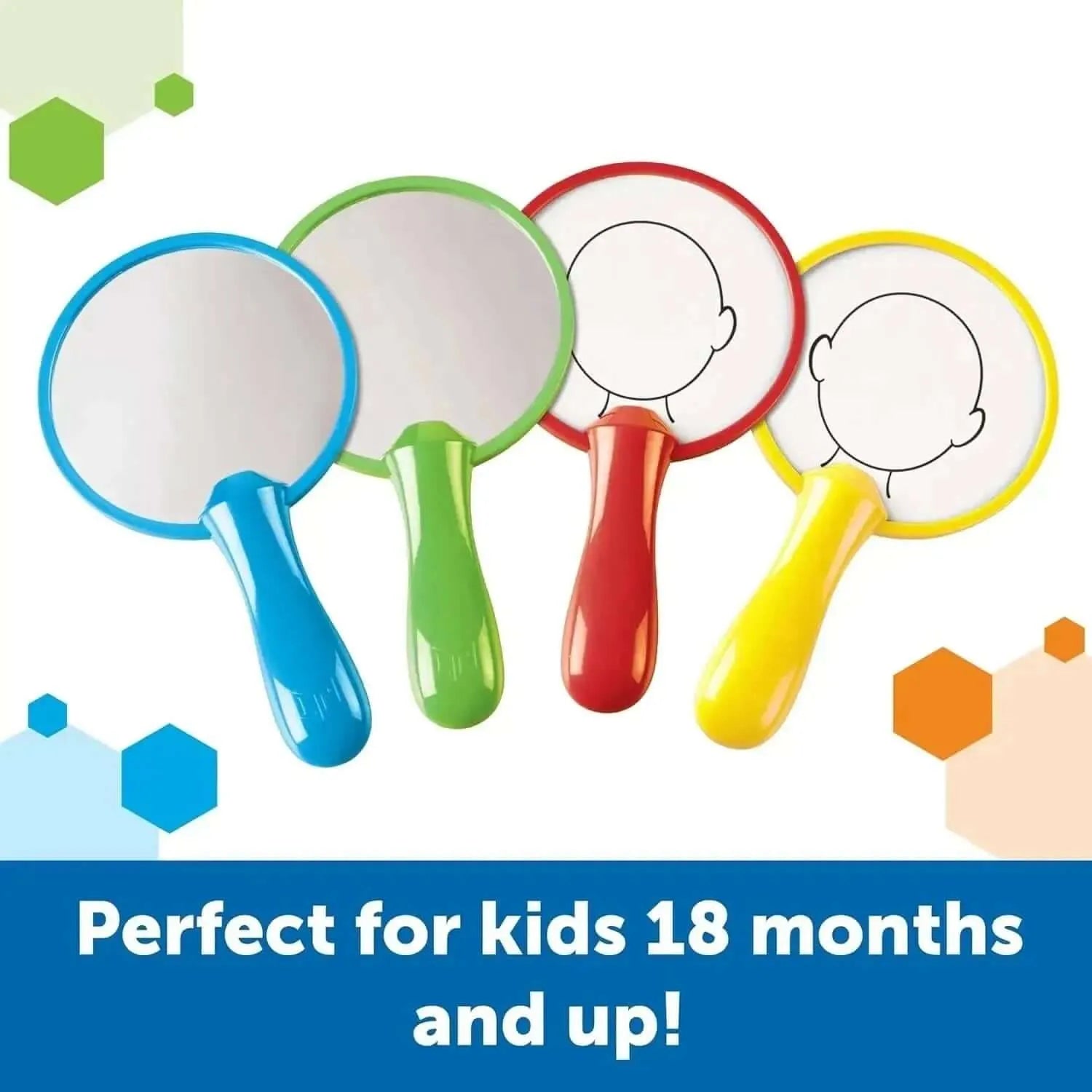 All About Me Mirror Boards Pack of 4-All About Me Mirror Boards Pack of 4