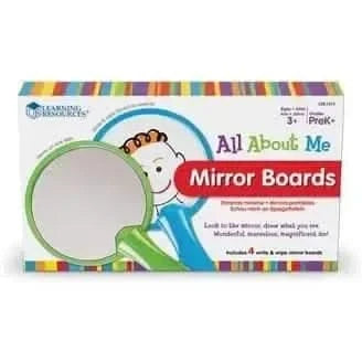 All About Me Mirror Boards Pack of 4-All About Me Mirror Boards Pack of 4
