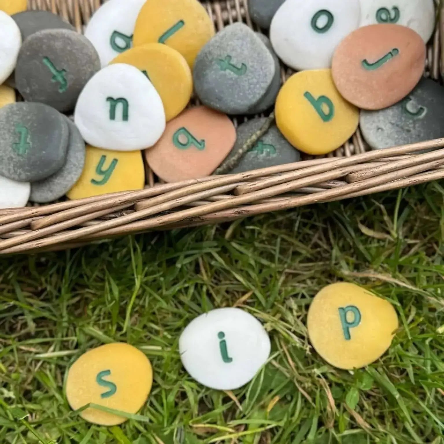 Alphabet Pebbles – Lowercase-Alphabet Pebbles – Lowercase