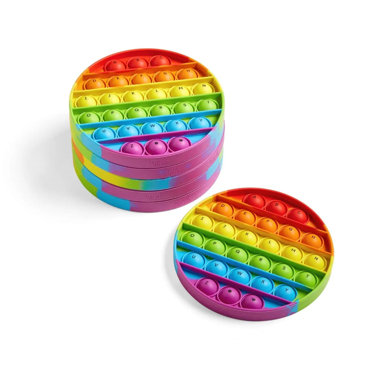 Alphabet Sensory Bubble Poppers Set of 6-Alphabet Sensory Bubble Poppers Set of 6