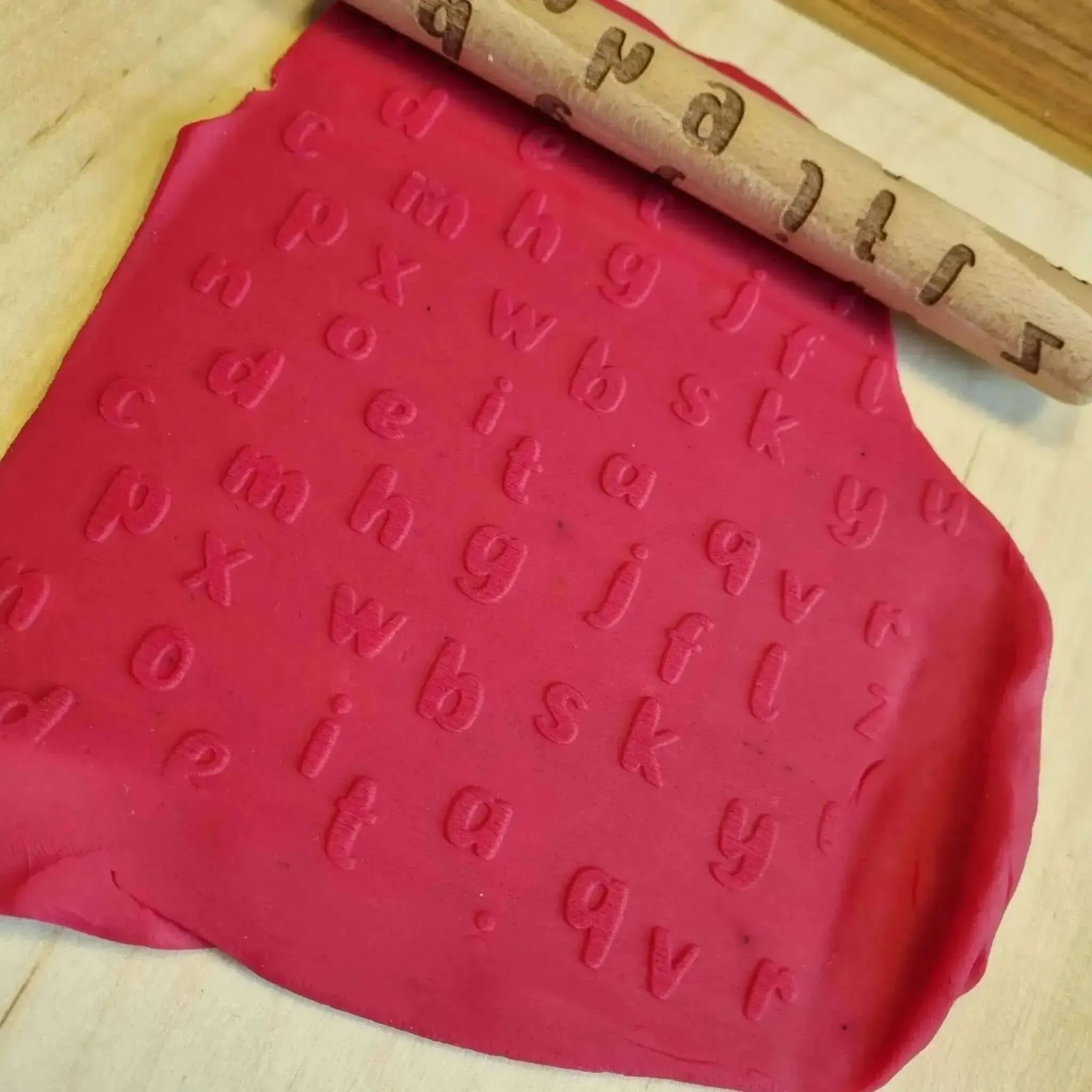 Alphabet Wooden Roller-Alphabet Wooden Roller