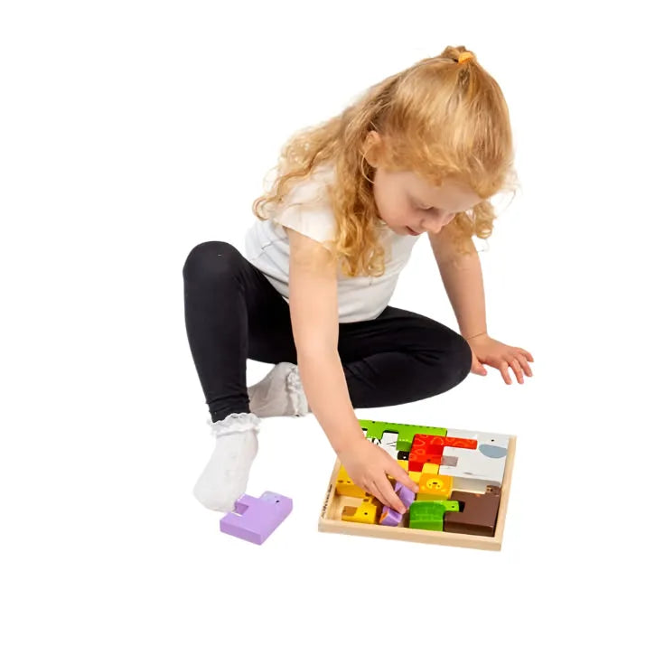 Animal Lock-A-Block-Animal Lock-A-Block