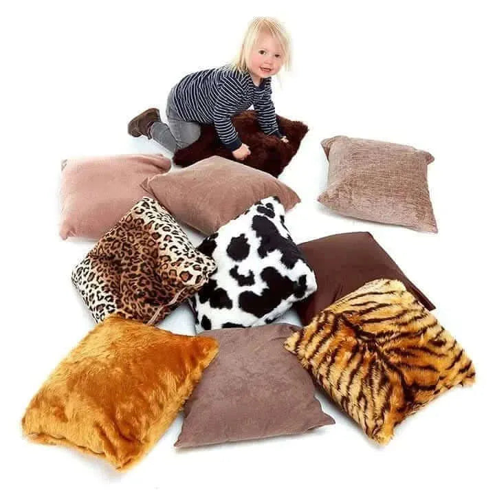 Animal Tactile Cushion Pack of 10-Animal Tactile Cushion Pack of 10
